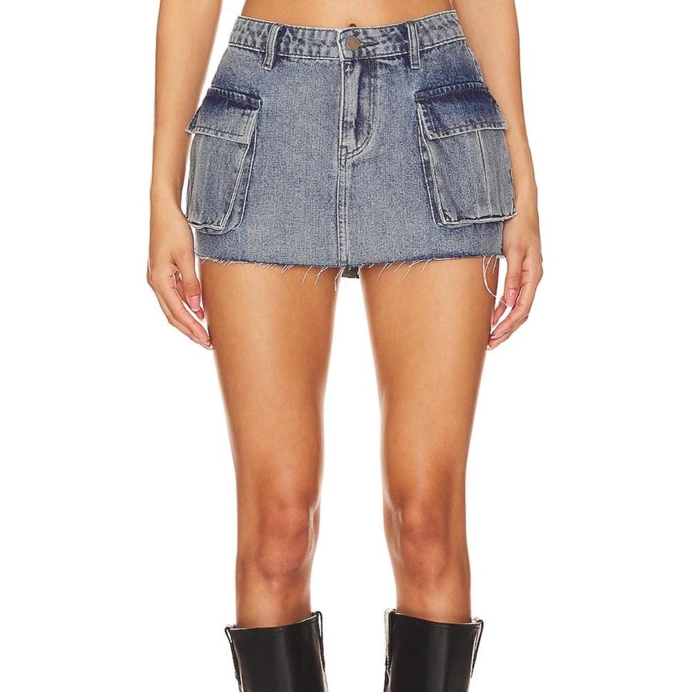 Superdown Blue Mini Skirt Denim Style